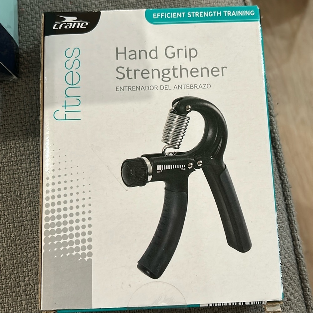 NEW Hand Grip Strengthener Black Handles Hand Forearm Wrist Exerciser Grips​